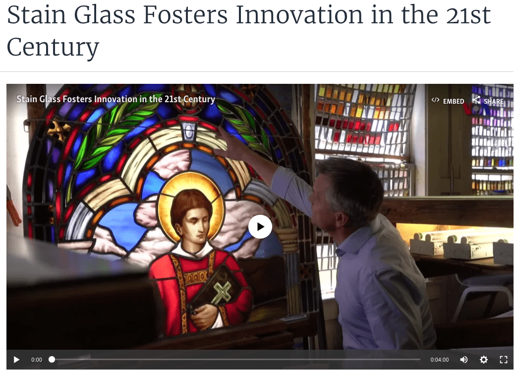 VOA: Stain Glass Fosters Innovation in the 21st Century